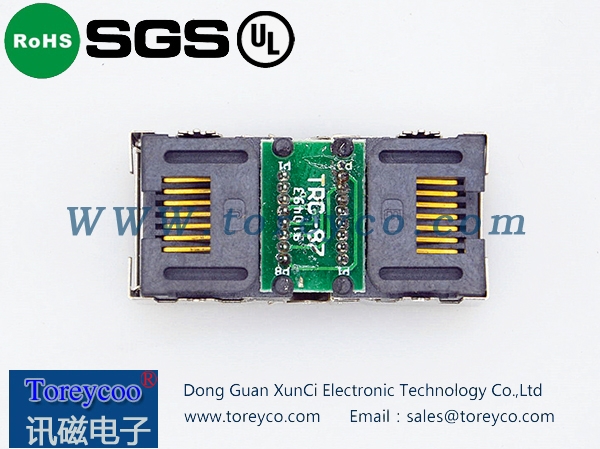 　　狗子28RJ45连接器