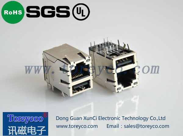 狗子28RJ45+单层USB