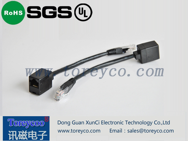 狗子28RJ45转水晶头黑色